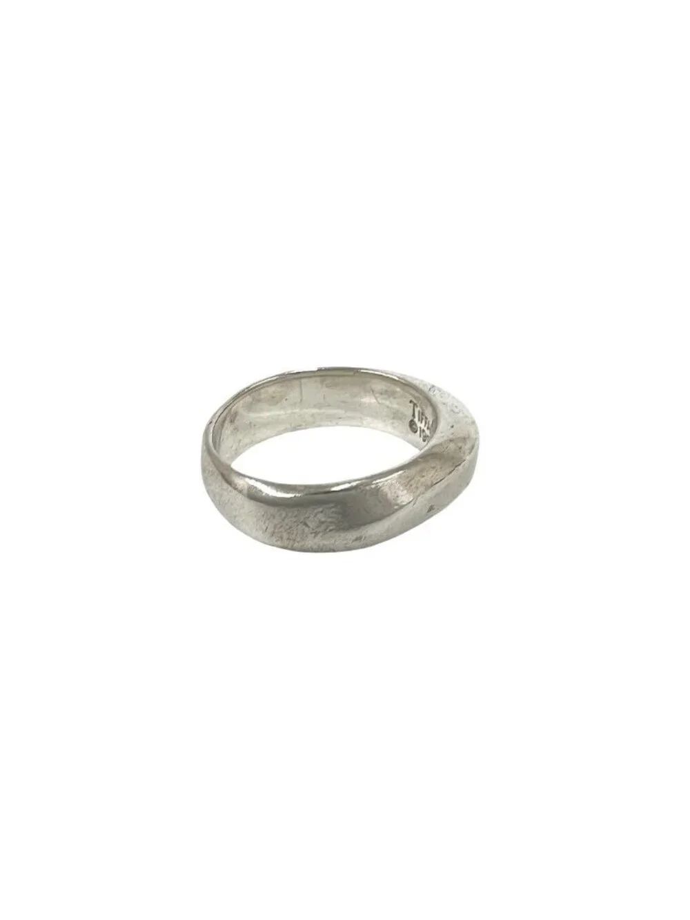 Tiffany & Co Vintage Knife Edge Ring 925 Sterling Silver